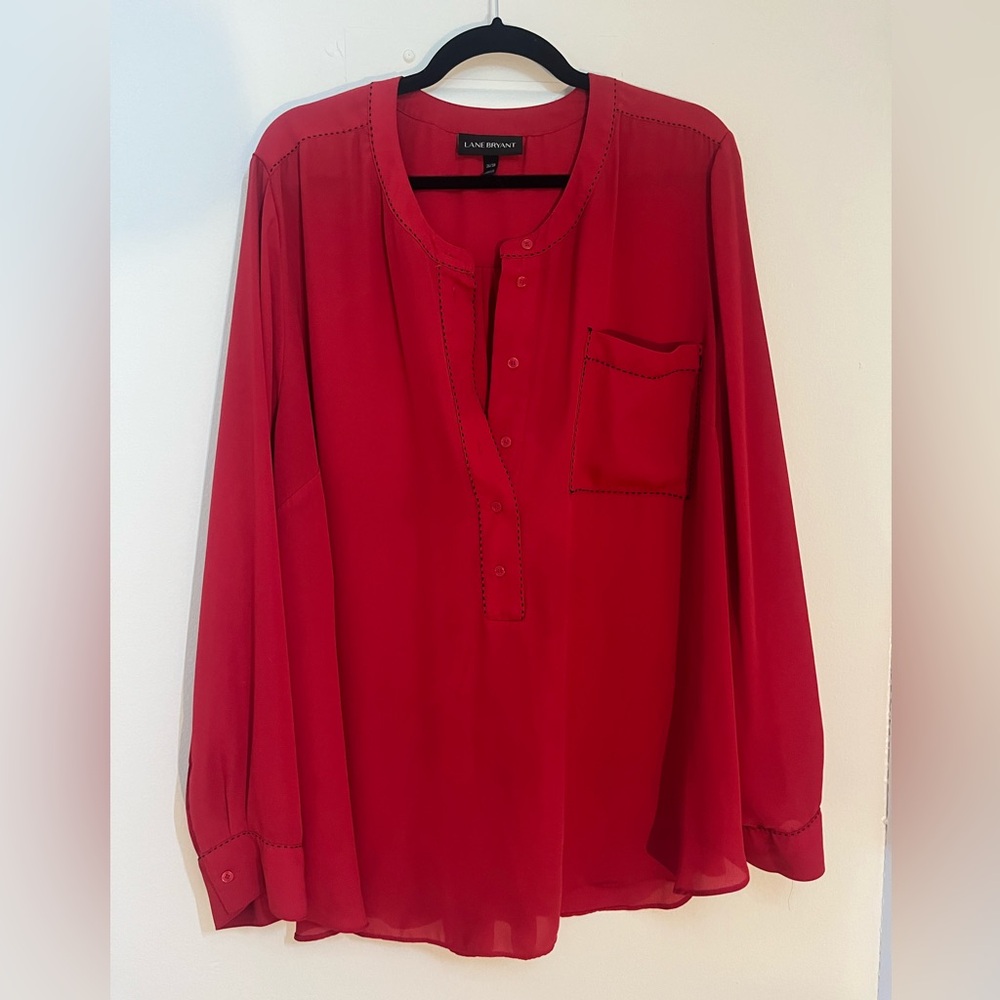 LANE BTANT Blouse with Black Detailing